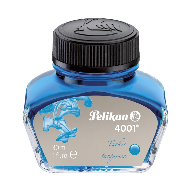 Tinta za nalivpero bočica 30ml 4001 Pelikan 311894 tirkizna