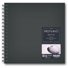Blok Sketch book spirala 15x15cm 80L 110g Fabriano 28001515