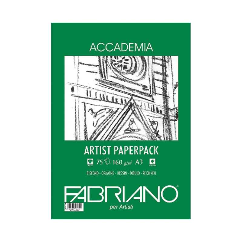 Papir Accademia A4 160g pk150 Fabriano 50814160
