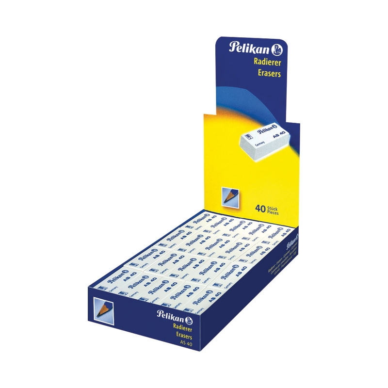 Gumica plastična AS40 Pelikan 606095 bela