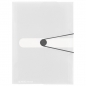 Fascikla klapna s gumicom pp A4 Herlitz 11206448 bela