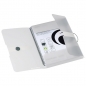 Fascikla klapna s gumicom pp A4 Herlitz 11206448 bela