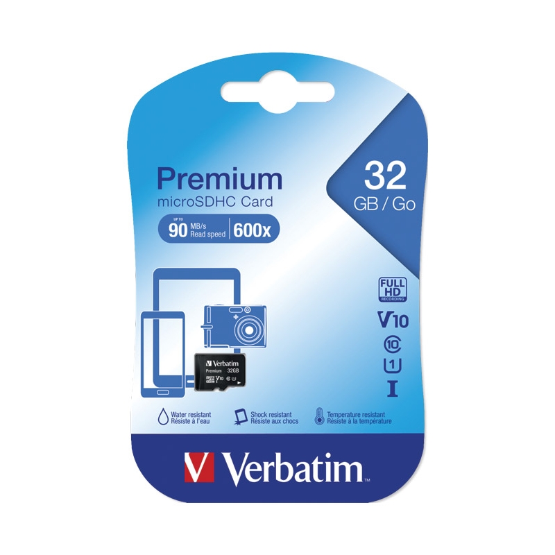 Kartica memorijska micro SDHC 32GB (class 10) Verbatim 44013 blister