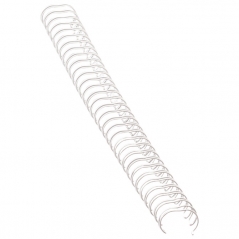 Spirala žičana (3:1) fi- 6mm (1-35 listova) pk100 Fellowes 53215 bela