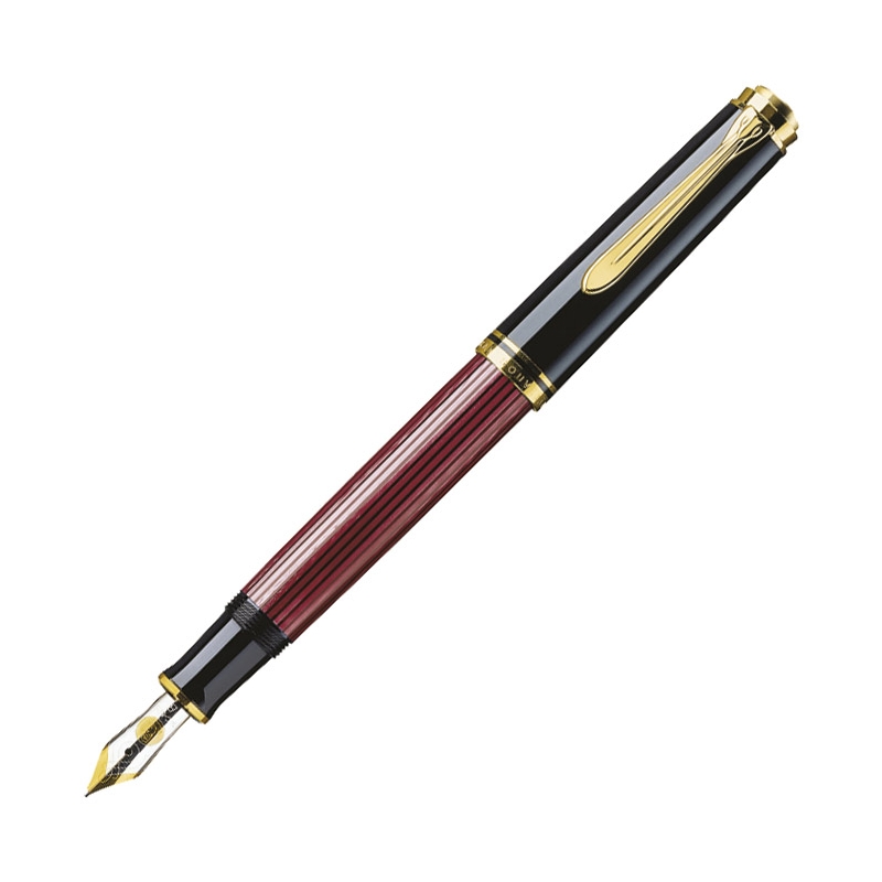 Nalivpero Souveran M600 (M)+poklon kutija G15 Pelikan 928697 crno-crveno