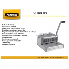 Mašina za spiralno koričenje Orion Fellowes 5642601