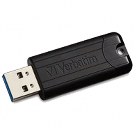 Memorija USB 3.2  64Gb PinStripe Verbatim 49318 crna blister