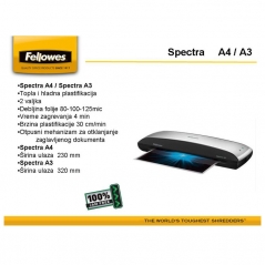 Plastifikator A4 (2valjka) Spectra Fellowes 5737801