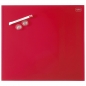 Tabla magnetna  45x45cm staklena Diamond Nobo 1903955 crvena