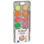 Boja vodena fi 30mm 12boja (8 metalik i 4 fluo tablete)+četkica CMP 115A12FM blister