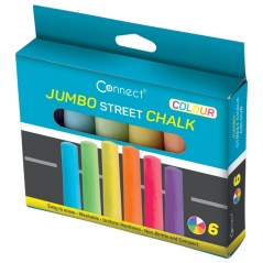 Kreda za beton 6boja Jumbo Connect 18533 blister