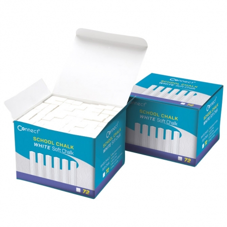 Kreda školska četvtarsta soft pk72 Connect 18537 bela