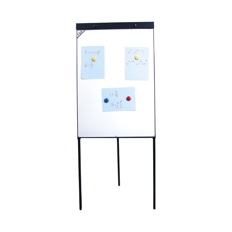 Stalak sa belom magnetnom tablom i štipaljkom Flipchart 70x103cm SHA.
