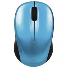 Miš usb 3tipke bežični laserski GO Nano Verbatim 49044 plavi blister