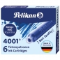 Tinta za nalivpero patrone kratke pk6 4001 Pelikan 301176 plava