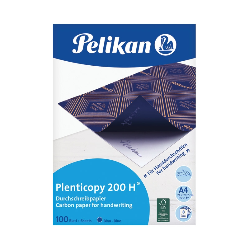 Indigo ručni A4 pk100 200H Pelikan 404426 plavi