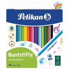 Boje drvene 24boje Pelikan 724013 blister