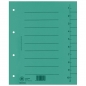 Pregrada kartonska A4 brojevi 1-10 250g pk100 Donau 8610001-06 zelena
