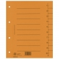 Pregrada kartonska A4 brojevi 1-10 250g pk100 Donau 8610001-12 narandžasta