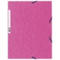 Fascikla klapna s gumicom chartreuse A4 Exacompta 55520E roze