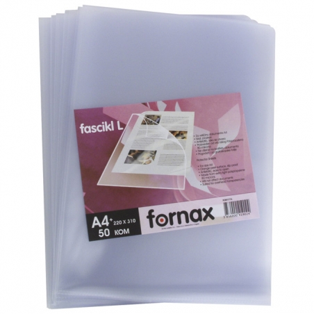 Fascikla "L"  80my pp A4 mat pk50 Fornax 24788 providna