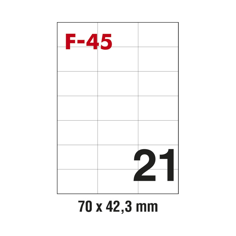 Etikete ILK  70x42,3mm pk100L Fornax F-45