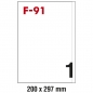 Etikete ILK 200x297mm pk100L Fornax F-91