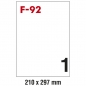 Etikete ILK 210x297mm pk100L Fornax F-92