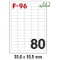 Etikete ILK  35,6x16,9mm odlepljive pk100L Fornax F-96