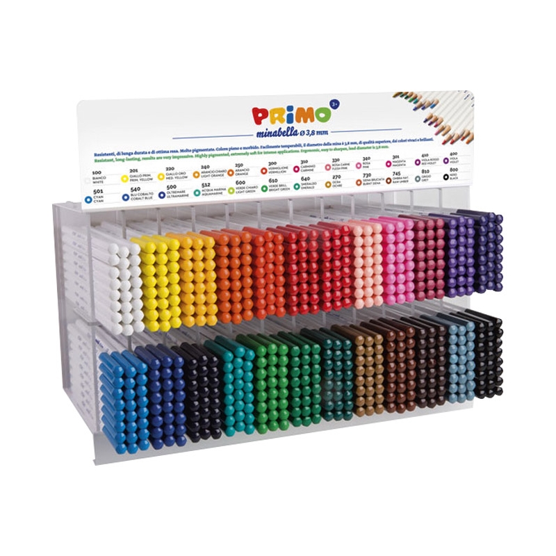 Stalak sa drvenim bojama 24bojex24kom Minabella Primo pk576 CMP 5245ESP576MB