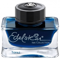Tinta za nalivpero bočica 50ml Edelstein Pelikan 339382 tirkizno plava (topaz)