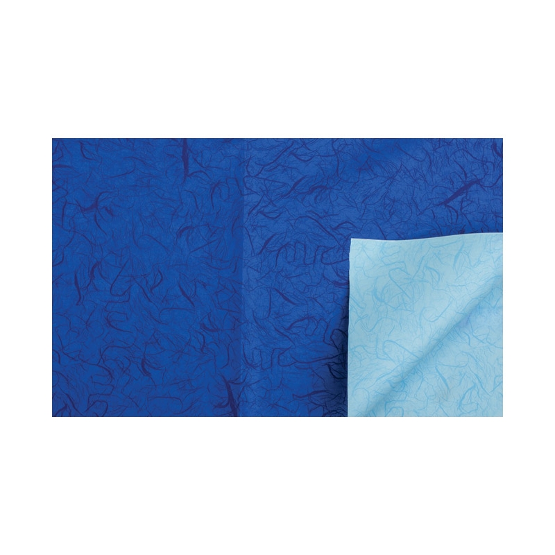Papir ukrasni obostrani 70x100cm CR281297 teget/svetlo plavi