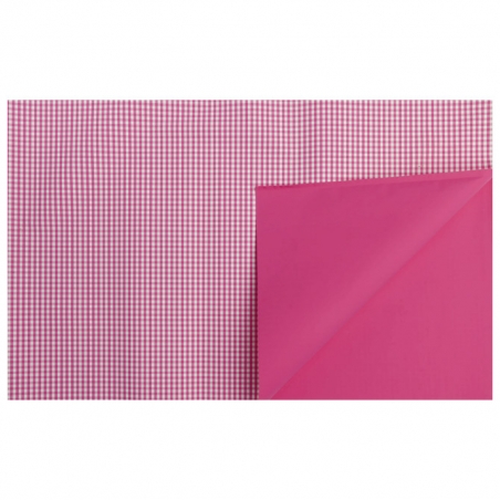 Papir ukrasni obostrani 70x100cm pepito PE219 pepito roze/tamno roze