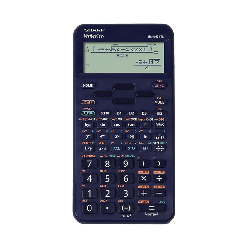 Kalkulator tehnički 16 mesta 420 funkcija Sharp EL-W531TLB-BL plavi blister