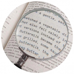 Lupa 6x-fi5cm metalna Fornax 3998 crno-srebrna