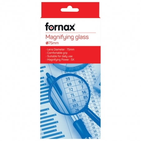 Lupa 5x-fi7,5cm pvc Fornax 3999 crna
