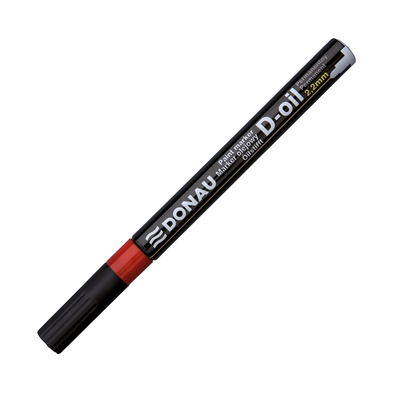 Marker uljani 2,2mm okrugli vrh D-Oil Donau 7368001PL-04 crveni