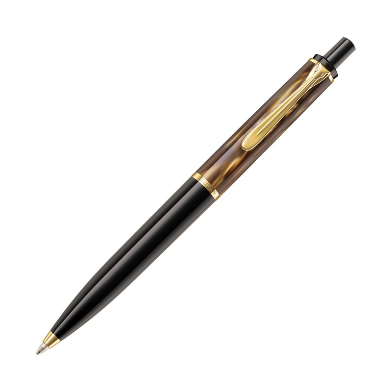 Olovka hemijska Classic K200+poklon kutija G5 Brown-Marbled Pelikan 808972 mermerno braon-crna