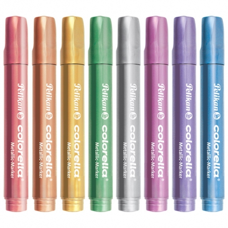 Flomaster  8boja karton Jumbo Metallic Colorella Super C411 Pelikan 818070 blister