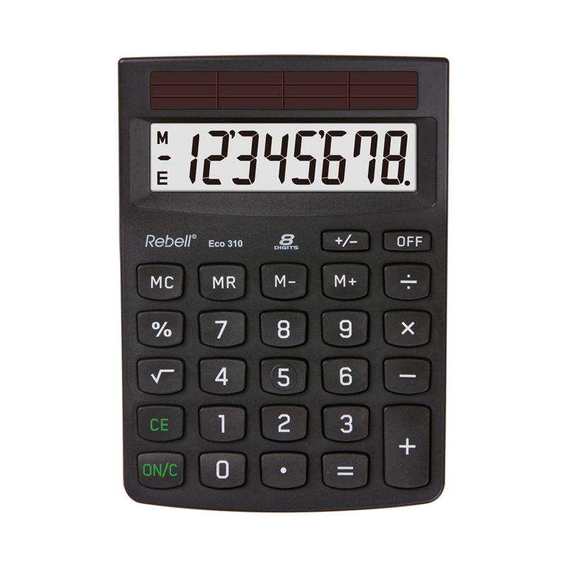 Kalkulator komercijalni  8 mesta Rebell RE-ECO310 BX crni