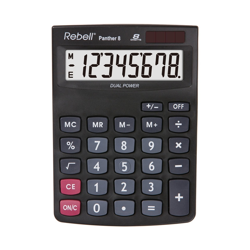 Kalkulator komercijalni  8 mesta Rebell RE-PANTHER 8 BX crni