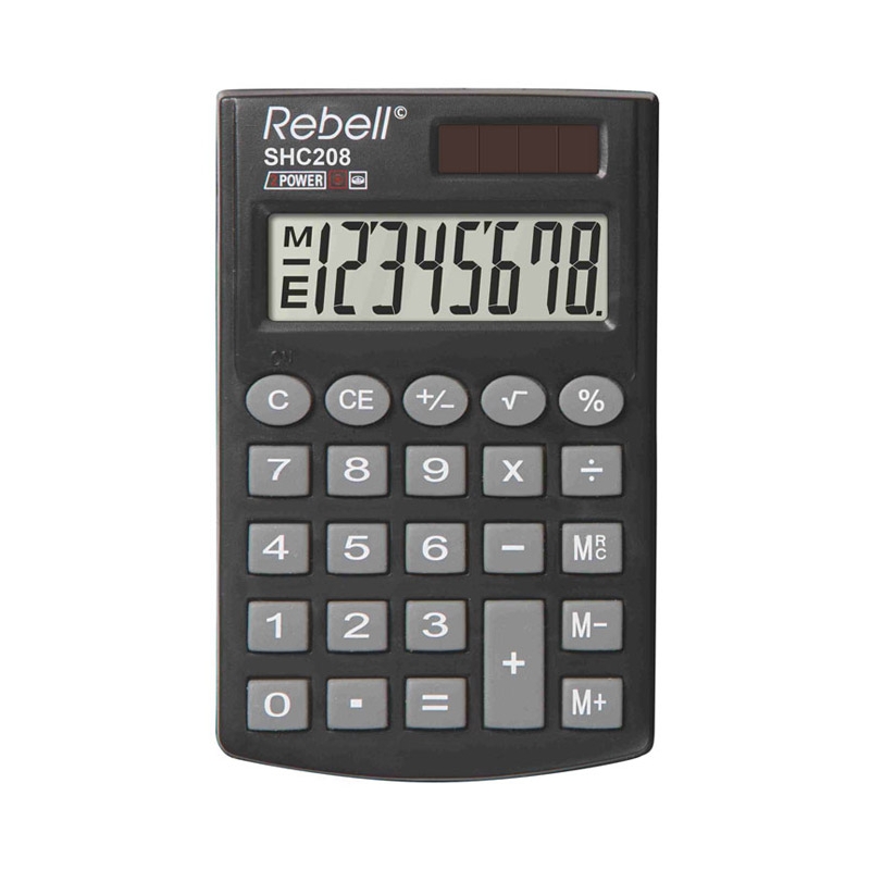 Kalkulator džepni  8 mesta sa preklopom Rebell RE-SHC208 BX crni