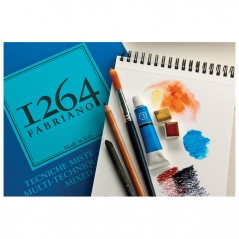 Blok Mixed Media spirala gore A4 30L 300g (textured) 1264 Fabriano 19100643