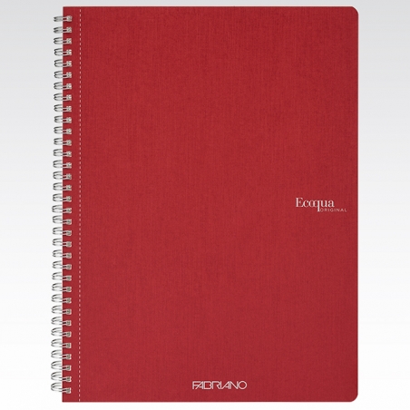 Sveska spirala A4 linija 70L 90g EcoQua Fabriano 19290203 tamno crvena (cherry)