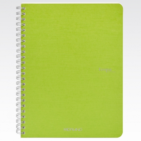 Sveska spirala A5 karo 70L 90g EcoQua Fabriano 19148107 limeta zelena (lime)