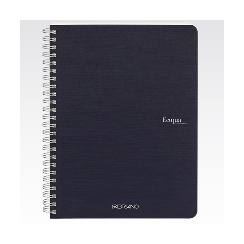 Sveska spirala A5 linije 70L 90g EcoQua Fabriano 19148204 tamno plava (dark blue)