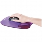 Podloga za miša sa odmaračem ergonomska-gel Fellowes 9144104 ljubičasta blister
