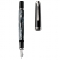 Nalivpero Souveran M605 (M)+kožna bela futrola+kutija G30 Pelikan 819312 kornjacin oklop-crna