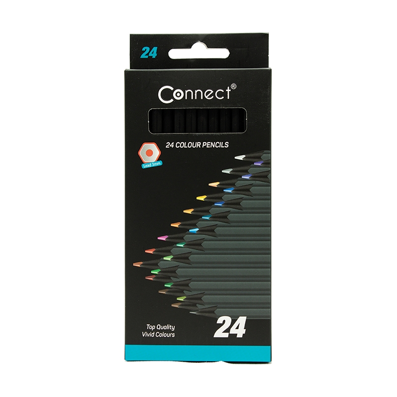 Boje drvene 24boje black Connect 51702 blister