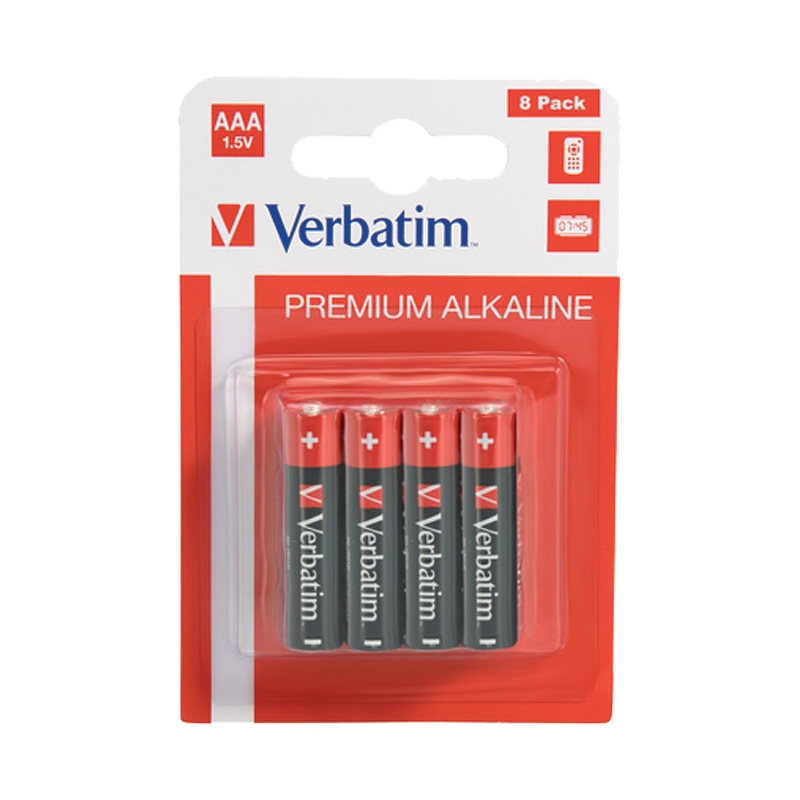 Baterija alkalna 1,5V AAA pk8 Verbatim 49502 LR3 blister